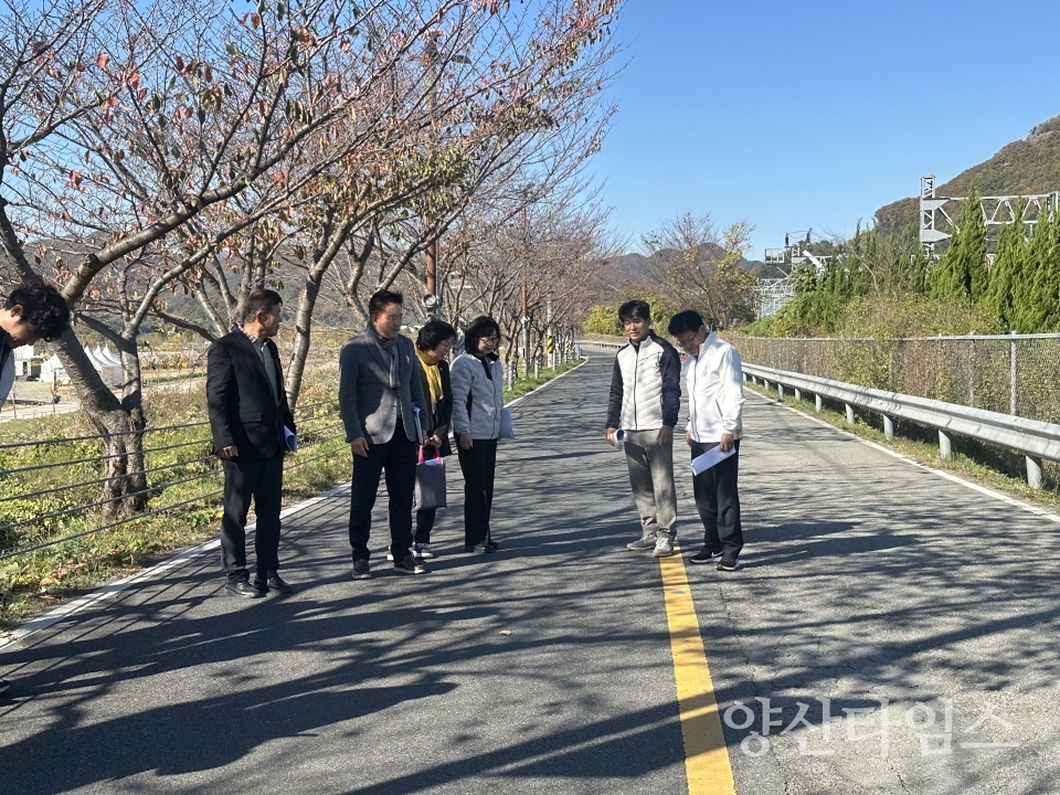 양산전국하프마라톤대회 현장점검ⓒ양산타임스