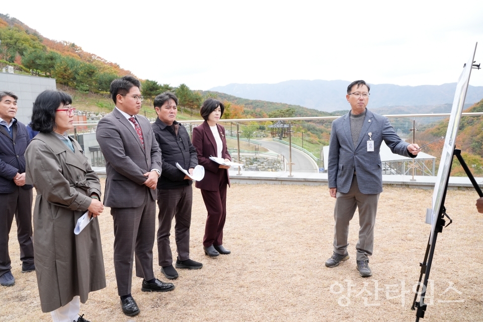 양산시의회, 사업대상지 현장활동ⓒ양산타임스