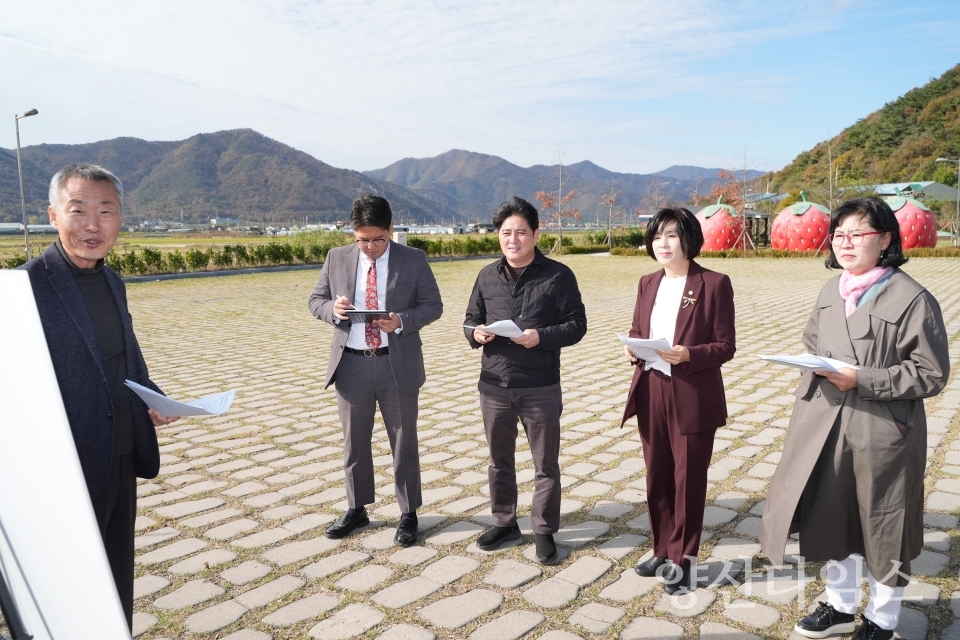 양산시의회, 사업대상지 현장활동ⓒ양산타임스