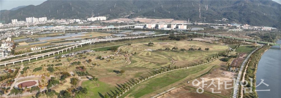 황산공원 전경ⓒ양산타임스