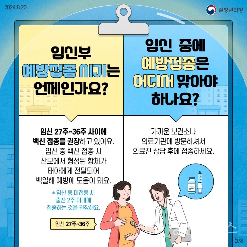 백신 예방접종 및 개인위생 수칙ⓒ양산타임스
