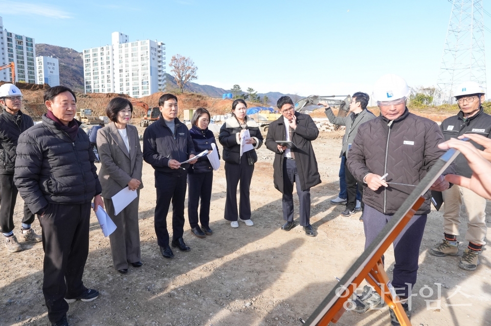 양산시의회 도시건설위원회 현장활동ⓒ양산타임스