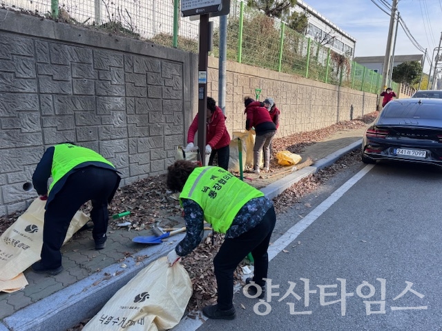 덕계동 국토대청소ⓒ양산타임스