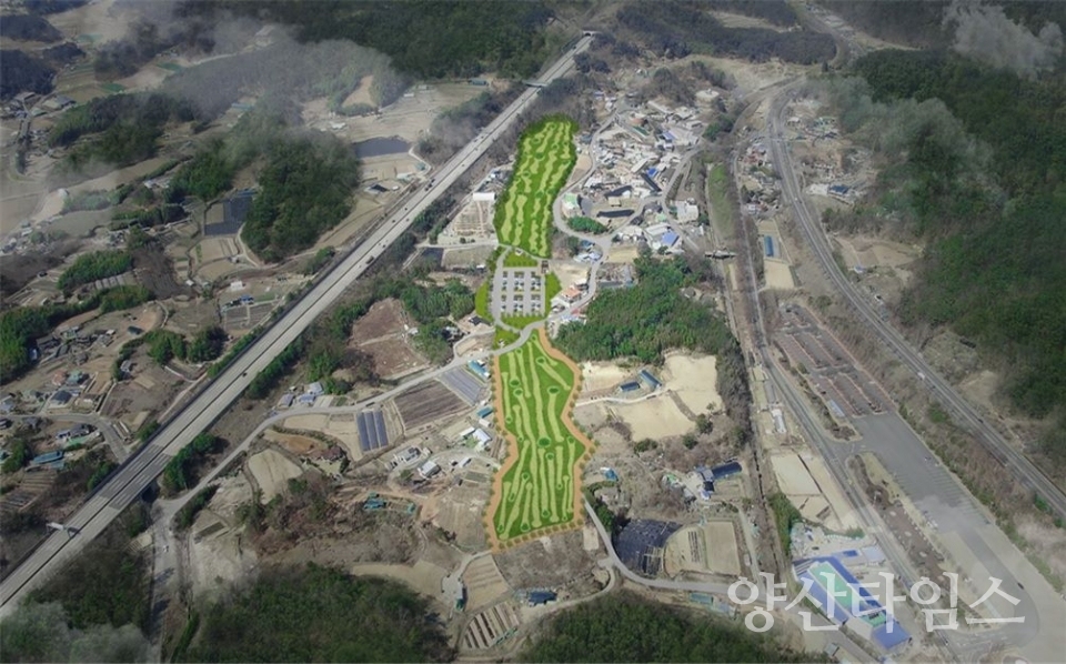 울주파크골프장 조성사업 조감도 ⓒ양산타임스