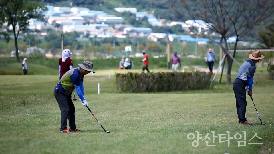 황산공원 파크골프장ⓒ양산타임스