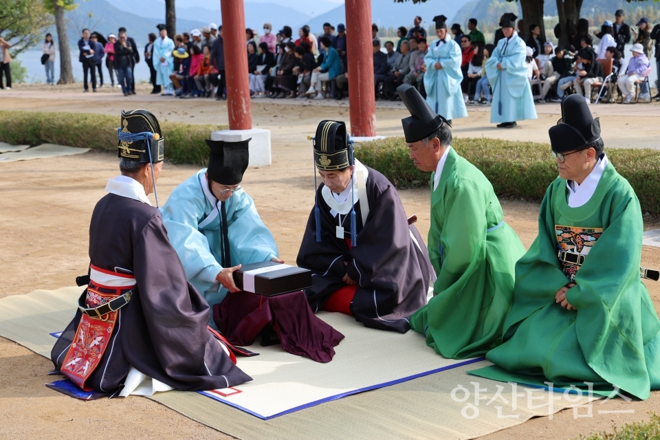 양산 가야진용신제 제례ⓒ양산타임스