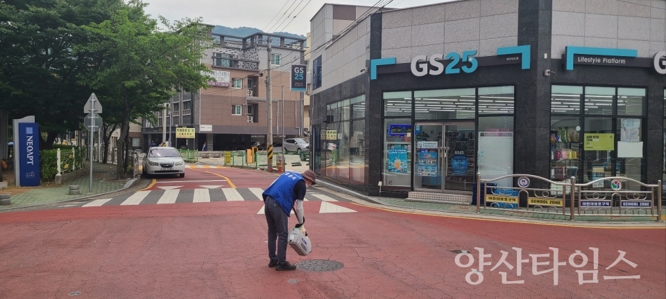 유충구제 소독ⓒ양산타임스