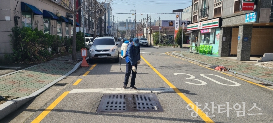 유충구제 소독ⓒ양산타임스