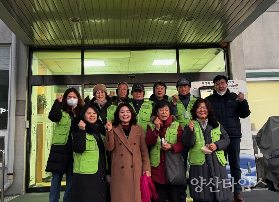 서창동 청소년지도위원회 순찰 활동ⓒ양산타임스