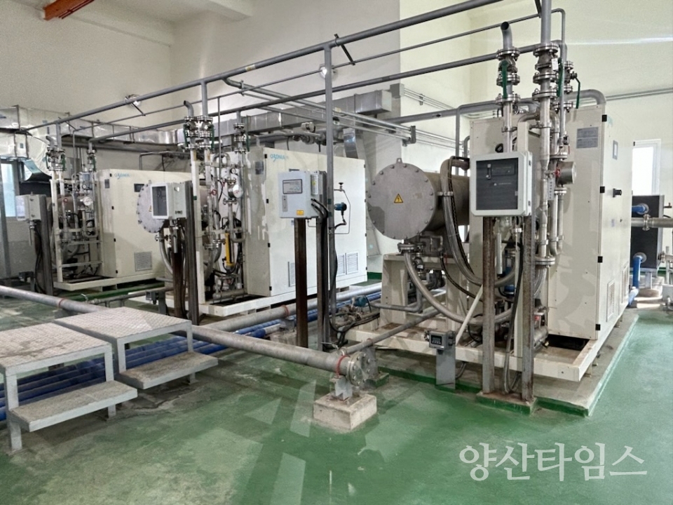웅상정수장 노후시설 개량_전오존설비ⓒ양산타임스