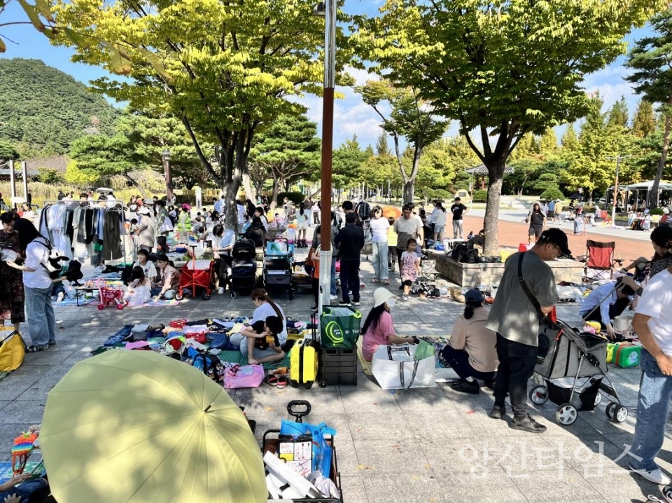시민알뜰나눔마당 행사ⓒ양산타임스