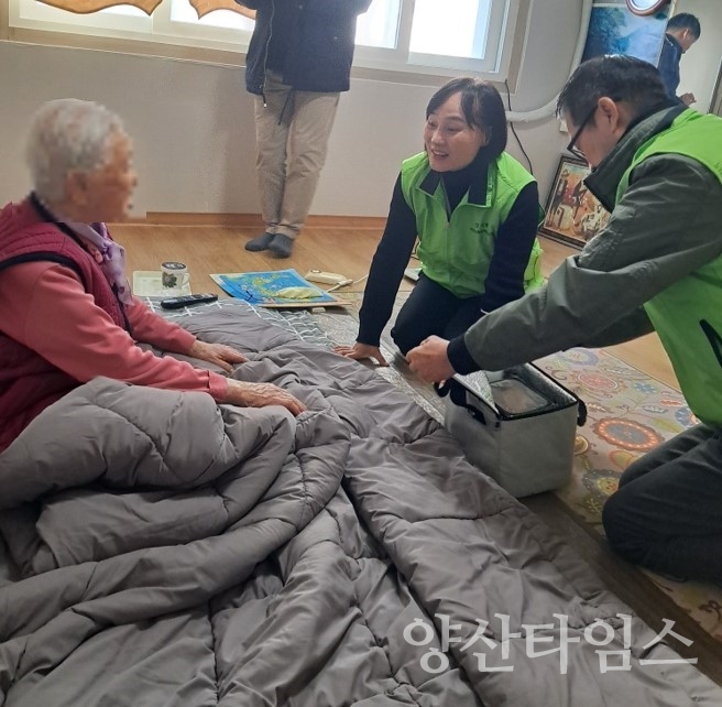 강서동 밑반찬 지원사업ⓒ양산타임스