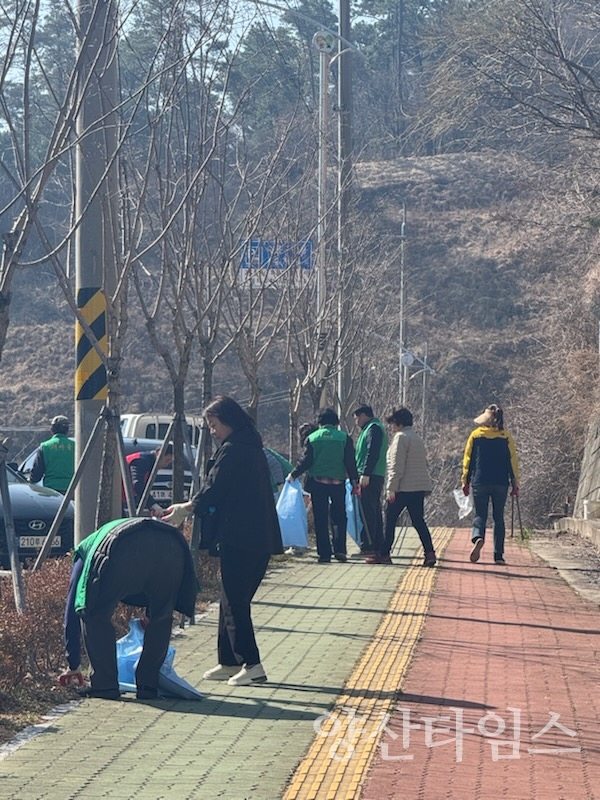 평산동 환경정비 국토대청소ⓒ양산타임스