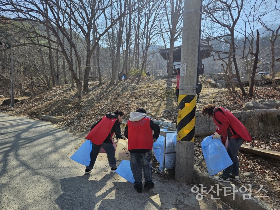 상북면 국토대청소 및 산불예방 캠페인ⓒ양산타임스
