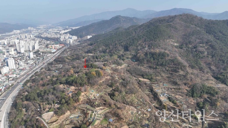 양산 다방동 패총 발굴조사 원경ⓒ양산타임스