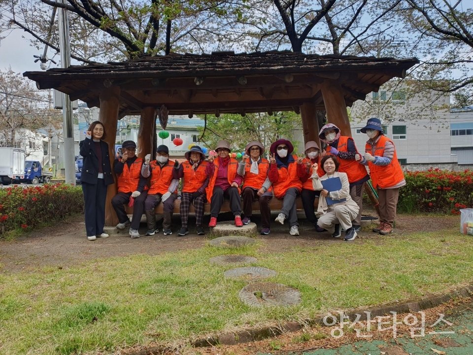 소주동 노인일자리사업 안전교육ⓒ양산타임스