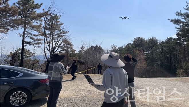 울주군, 산불 피해 조사 ‘공간정보시스템’ 효과 ⓒ양산타임스