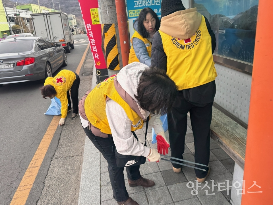 평산동 환경정비 국토대청소ⓒ양산타임스