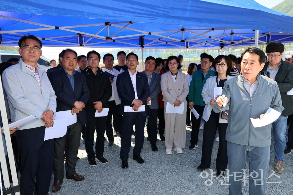 주요현안 현장행정_사송복합커뮤니티ⓒ양산타임스
