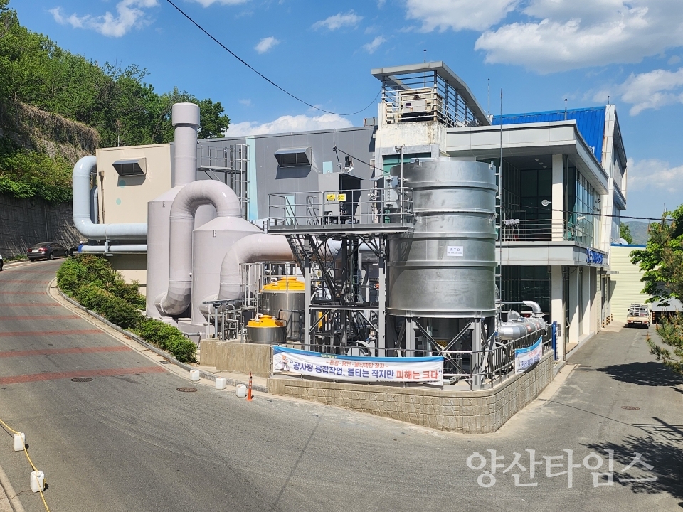 양산시 바이오가스화시설 준공 후 시설전경ⓒ양산타임스