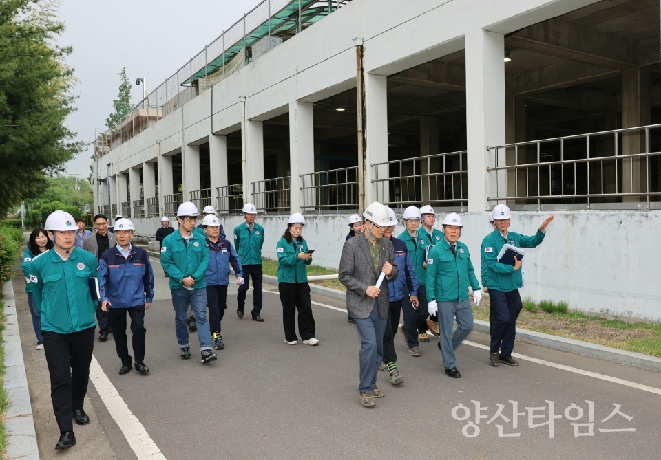 주요 시설물 현장 안전점검ⓒ양산타임스