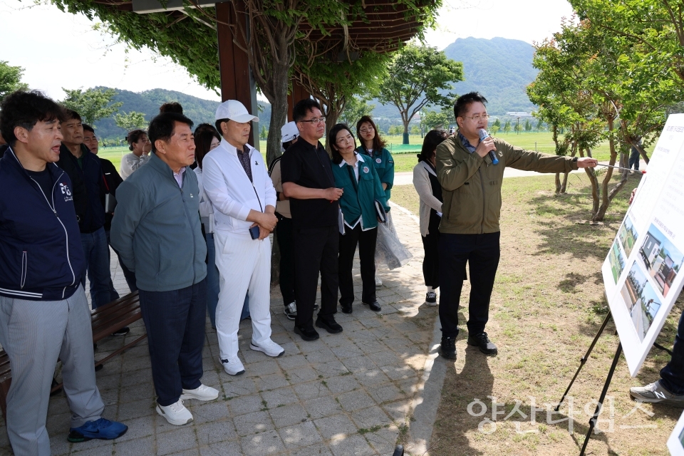 전국파크골프대회 사전 현장점검ⓒ양산타임스