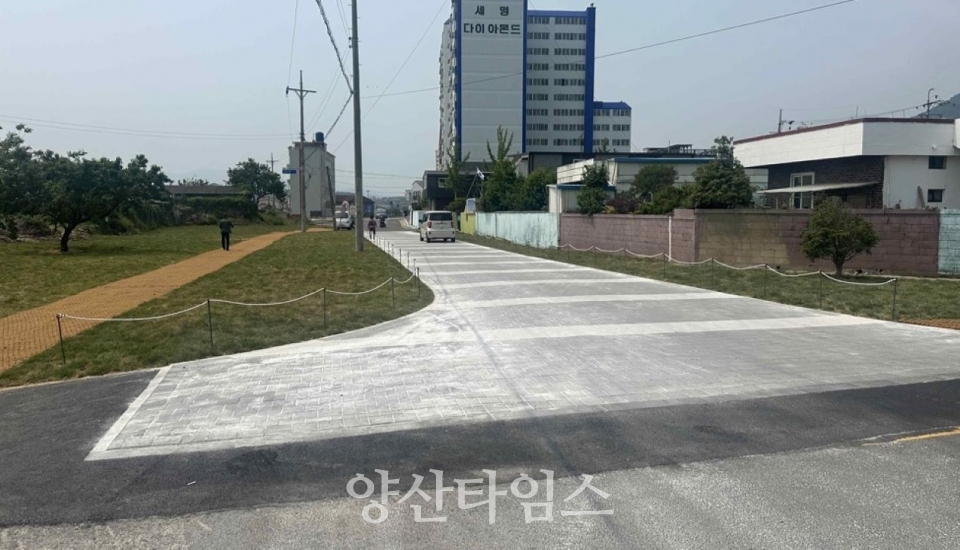 (시공전)울주군, 언양읍성 미개설 도로구간 환경정비 완료ⓒ양산타임스