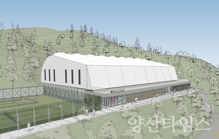 삼남 실내테니스장 조감도ⓒ양산타임스