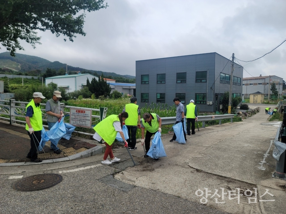 상북면 6월 국토대청소ⓒ양산타임스