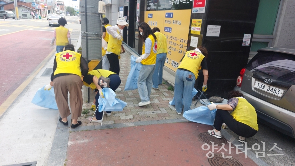 서창동 국토대청소ⓒ양산타임스