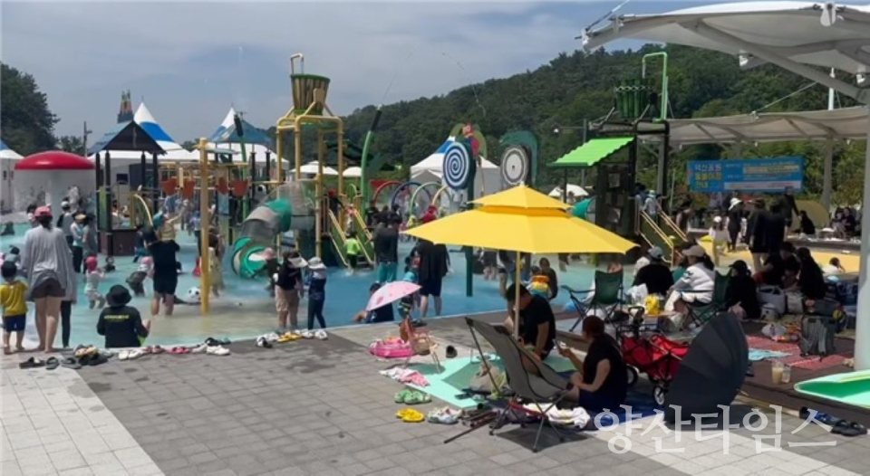 덕신공원 물놀이장ⓒ양산타임스