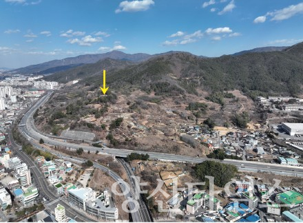 양산 다방동 유적 원경ⓒ양산타임스