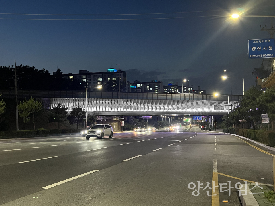 남부동 도시경관 개선사업_야간ⓒ양산타임스