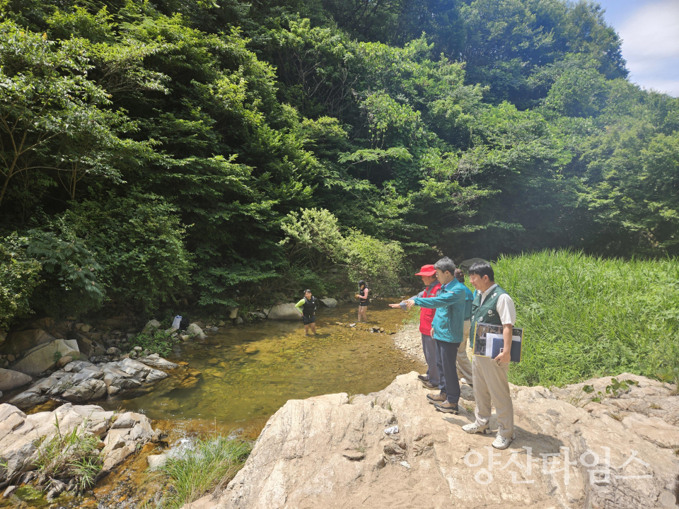 물놀이 지역 안전점검ⓒ양산타임스