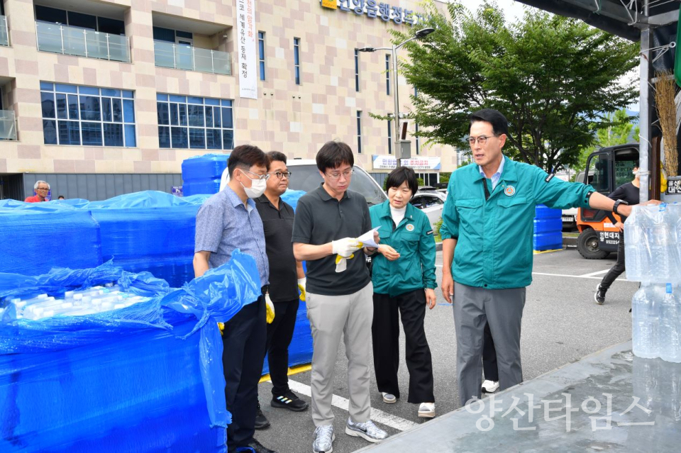 울주군, 집중호우 단수 피해지역 지원·복구 총력ⓒ양산타임스