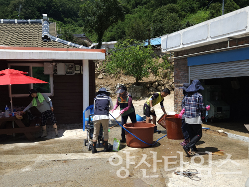 여성민방위기동대ⓒ양산타임스