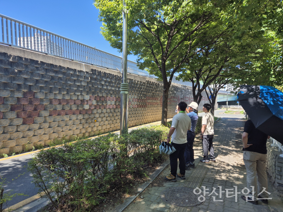 호우 후속피해 대비 긴급안전점검ⓒ양산타임스