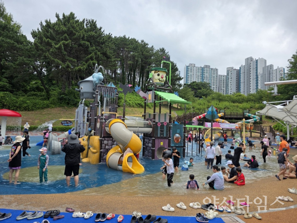 명동공원 물놀이장ⓒ양산타임스