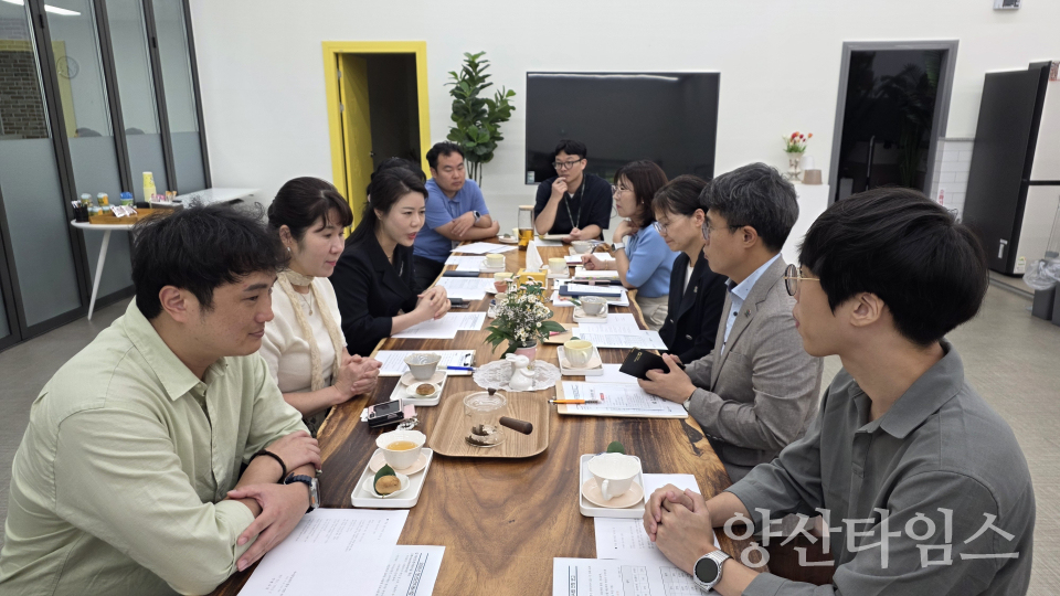 양산시 부시장 청년센터 방문ⓒ양산타임스