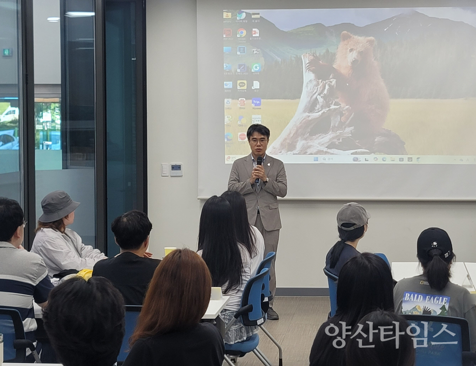 양산시 부시장 청년센터 방문ⓒ양산타임스