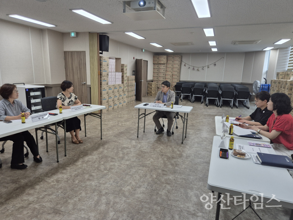 부시장 노동자 복지증진시설 현장행정ⓒ양산타임스