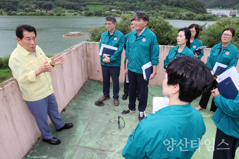낙동강 녹조대응 현장행정ⓒ양산타임스
