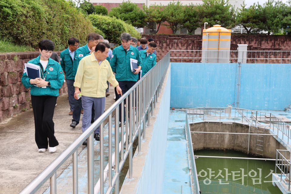 낙동강 녹조대응 현장행정ⓒ양산타임스