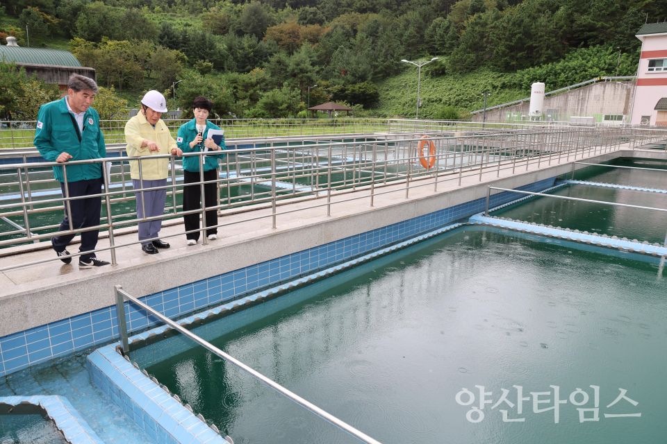 낙동강 녹조대응 현장행정ⓒ양산타임스