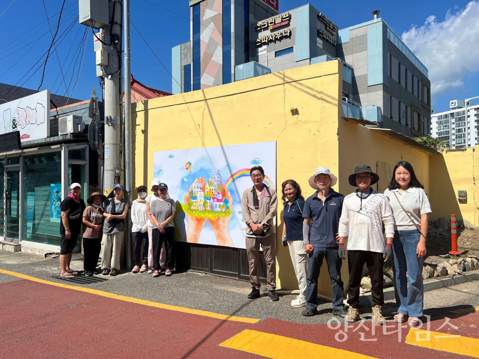 상북초 학부모회 통학로 환경개선 봉사ⓒ양산타임스
