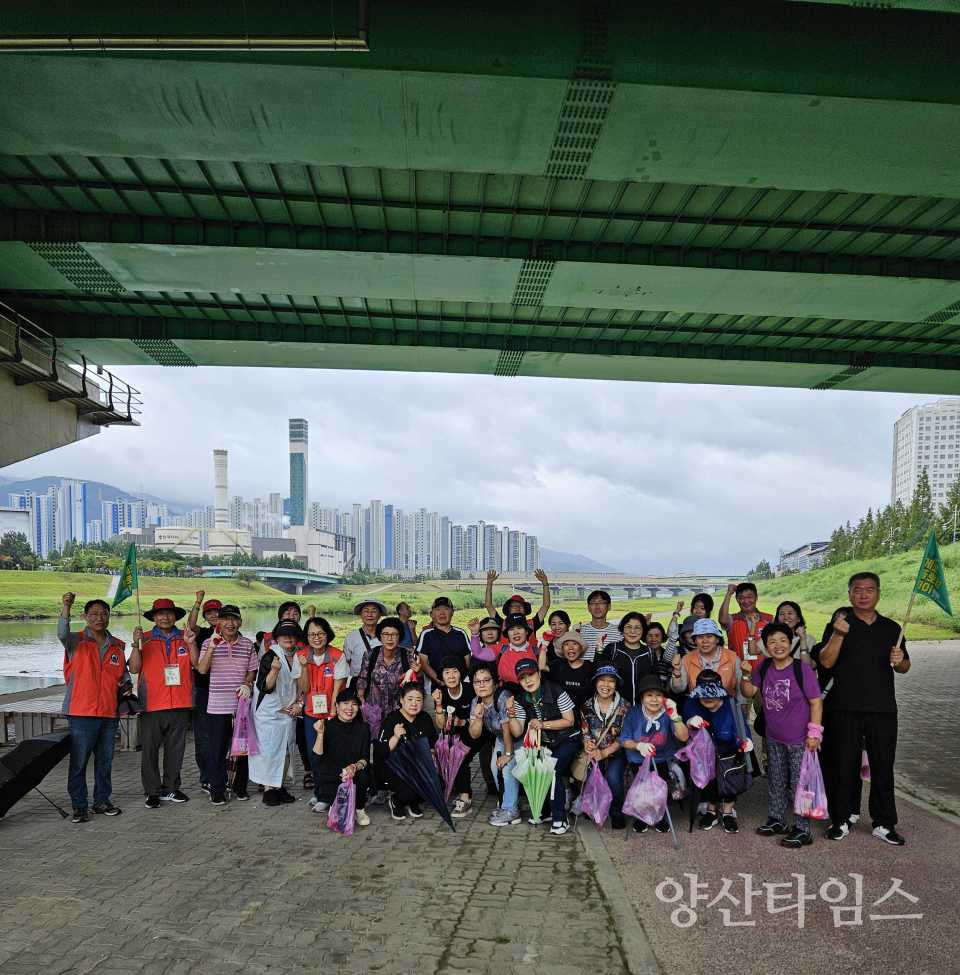 물금읍 주민자치회 에코 플로깅데이ⓒ양산타임스