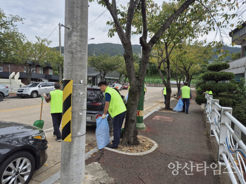 상북면 국토대청소ⓒ양산타임스