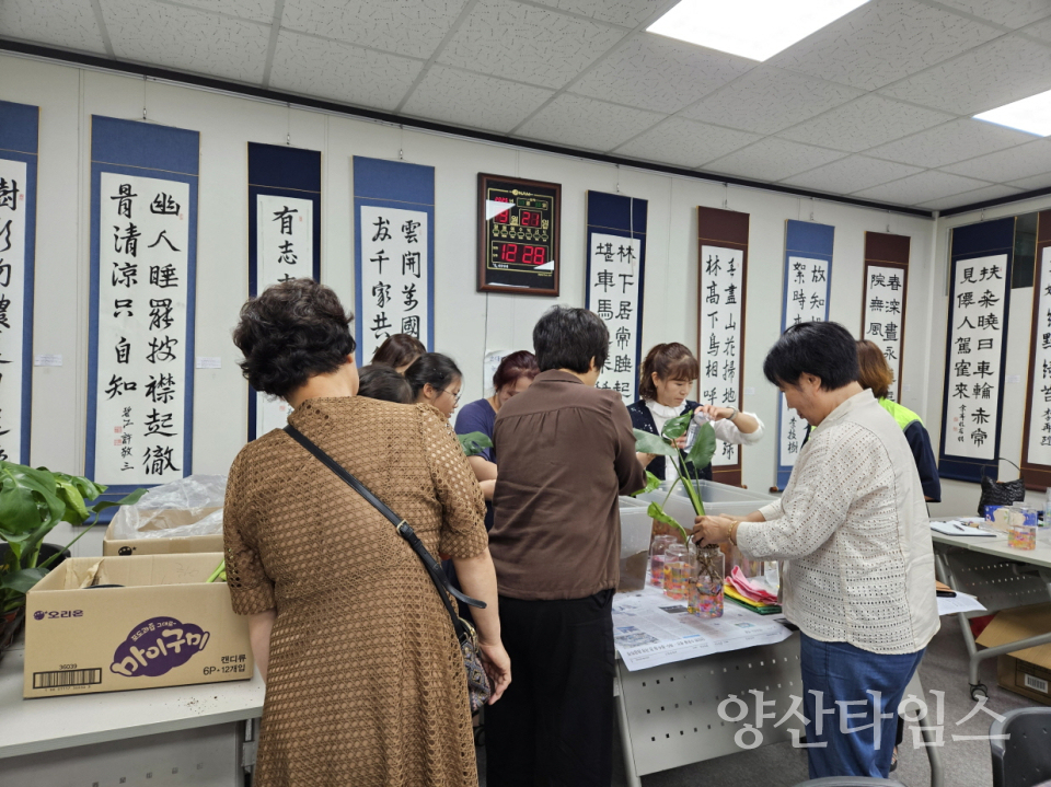 덕계동주민자치회 분과사업ⓒ양산타임스