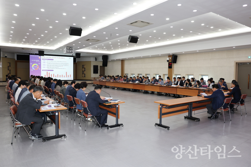 양산시 관리자회의ⓒ양산타임스