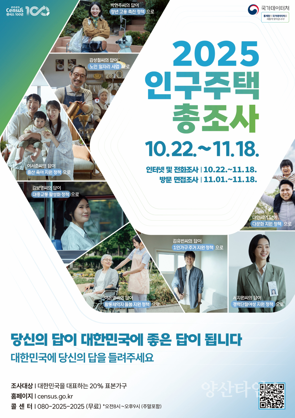 2025년 인구주택총조사 조사ⓒ양산타임스